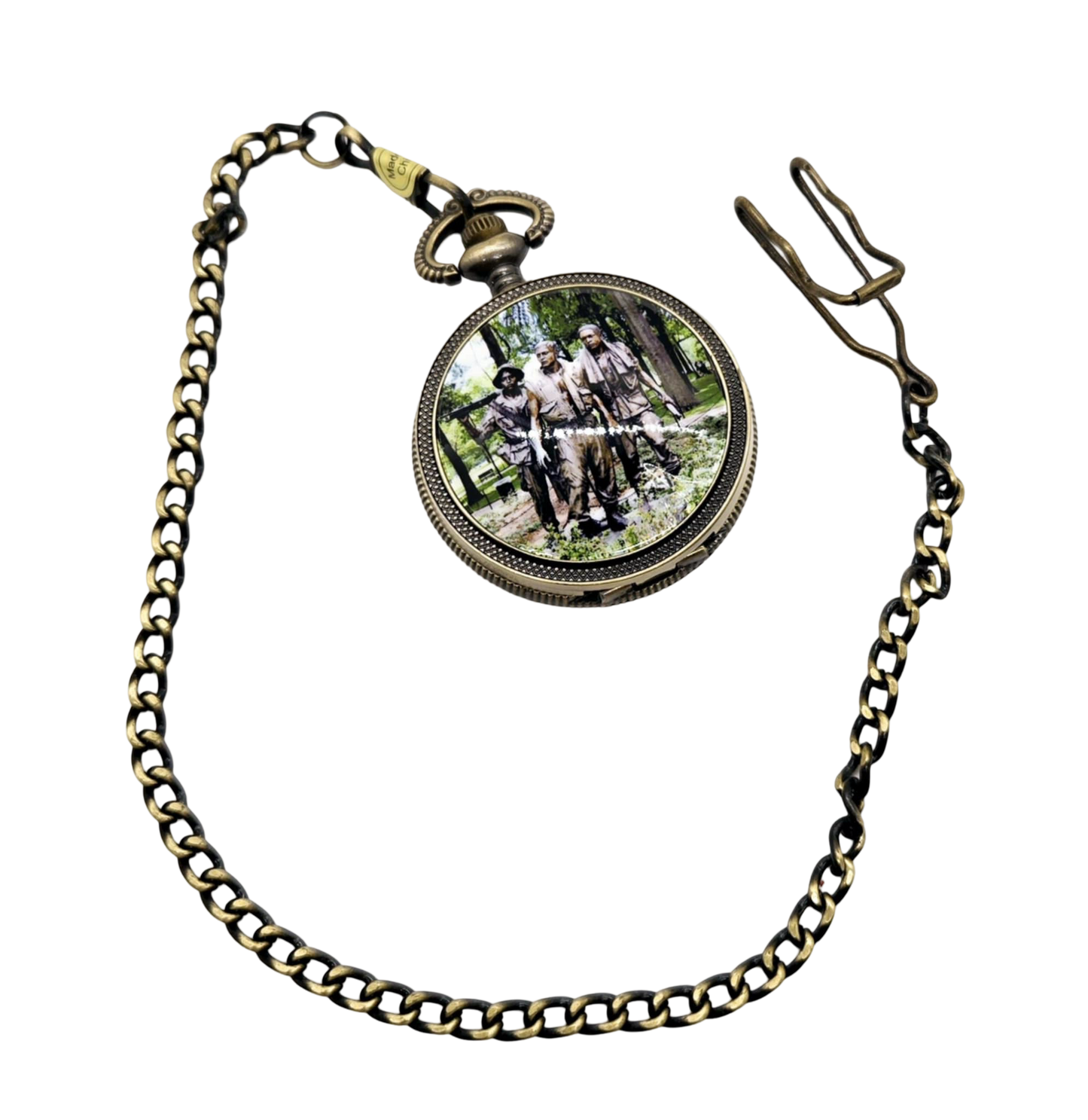 Vietnam Veteran Memorial Pocket Watch